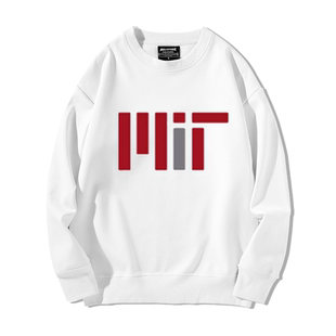 美国大学麻省理工学院MIT圆领卫衣男留学生帽衫校服纪念秋冬外套