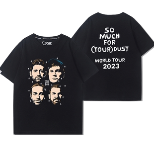 fall out boy演唱会打倒男孩闹翻小子周边短袖男女夏季纯棉T恤衫