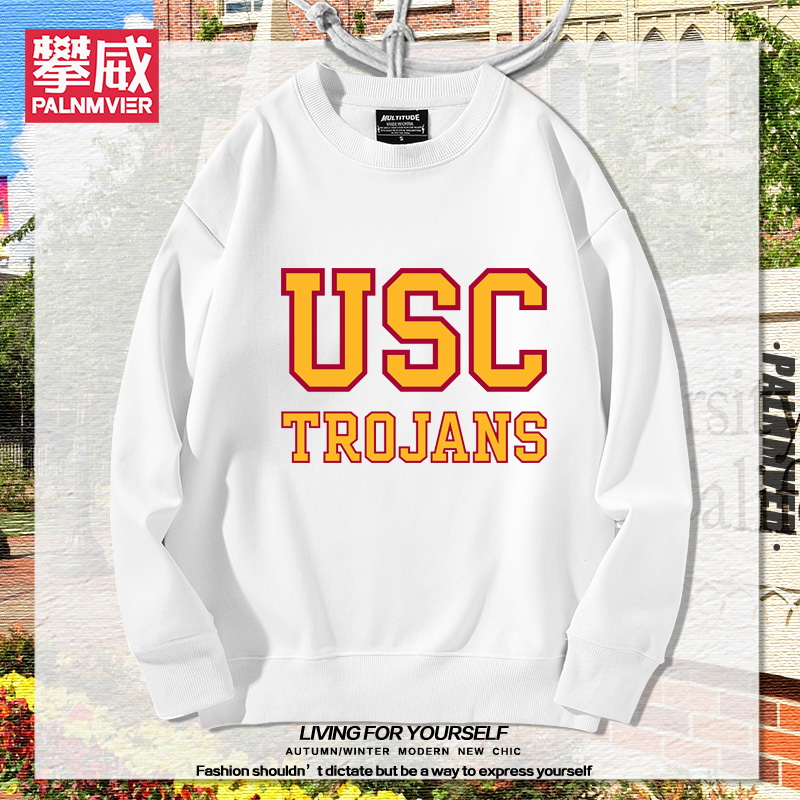 圆领套头长袖NCAA周边衣服