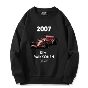 F1车手冰人莱科宁周边圆领卫衣男女秋冬2022年新款上衣服百搭潮流