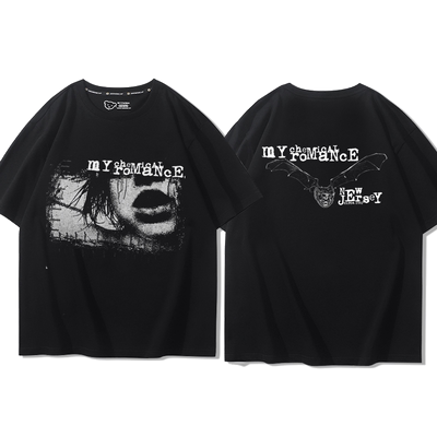 我的化学浪漫乐对短袖摇滚朋克