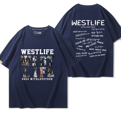 西城男孩westlife演唱会同款短袖