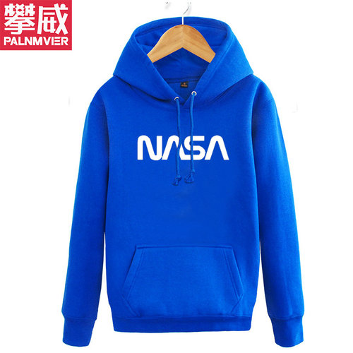 美国航天NASA宇航员航空卫衣男女连帽套头潮学生外套bf秋装 - 封面