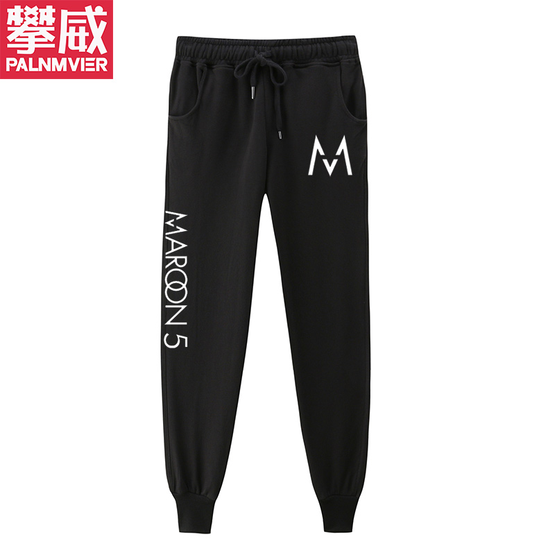 亚当莱文衣服乐队休闲裤子小脚