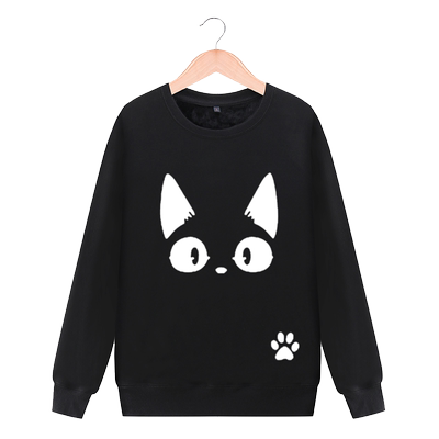 黑猫吉魔女宅急便日本文字卫衣