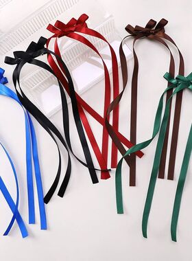 2 Pcs Fabric Hair Bow Hairpin for Women Girls Ribbon Hair Cl