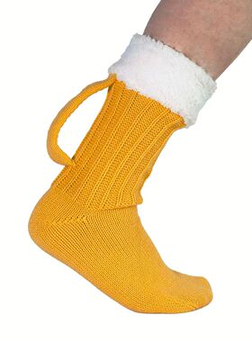 1 pair of new 3D beer socks, hip-hop trendy knitted socks