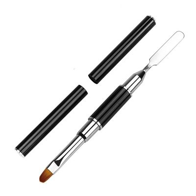 Nail Brush Pen Dual Ended 2 IN 1 Design Nail Brush and Spatu