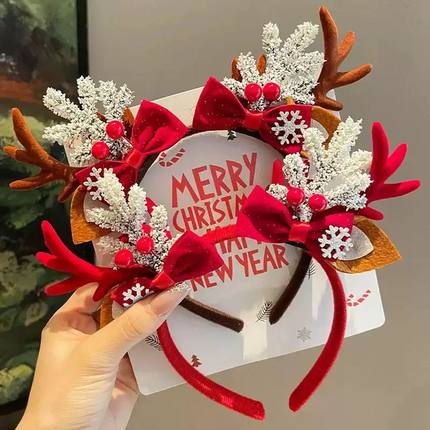 New Christmas Headband Women's Party Decoration Christmas Tr