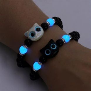Couple Bracelets For Fashion Men Beads Women Charm Luminous