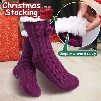 1 Pair Women Slipper Fuzzy Socks Fluffy Cozy Cabin Warm Wint