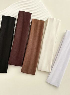 Four Seasons Solid Sports Headbands For Women Fitness Runnin