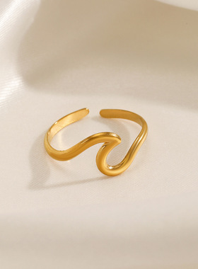 Simple Ring Cold Style High Sense Open Minimalist Irregular