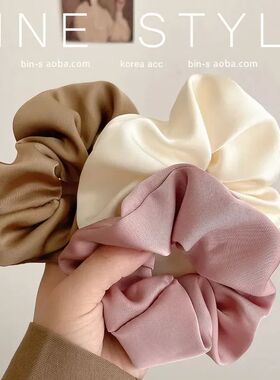 French Silk Hair Accessories Women Texture Elastique Cheveux