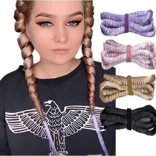 Heatless Curling Rod Headband Soft Hair Curlers No Heat Roll