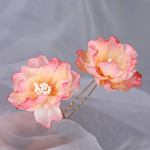 Floral Hairpin Forks Chinese Hanfu Hair Accessories For Wome