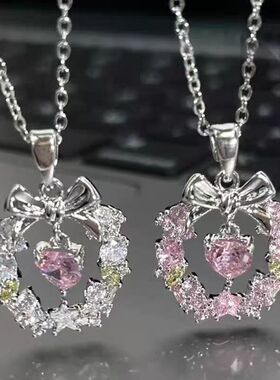 Bow Necklace Female Clavicle Chain High Design Sense Necklac