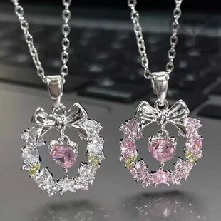 Clavicle Necklac Bow Female Design Sense High Necklace Chain
