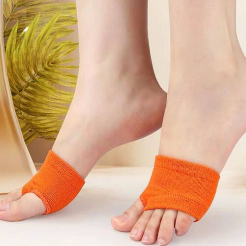 Women's Invisible Forefoot Half Cut Socks with Sponge Cushio