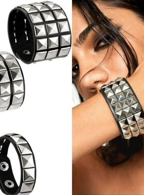 New Punk Nail Bracelet Rivets Casual Couple Bracelet Hip-Hop