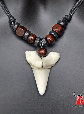 1PC Hawaii Surfer Jewelry Handmade Imitation Shark Teeth Pen