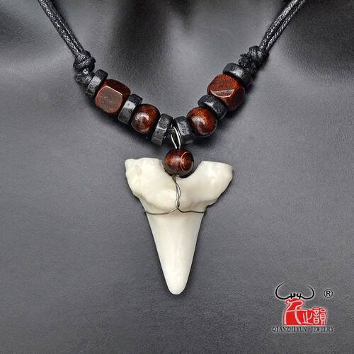 1PC Hawaii Surfer Jewelry Handmade Imitation Shark Teeth Pen