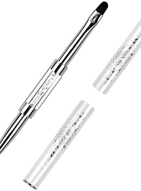 Dual-ended Nail Design Brush Rhinestone Handle UV Gel Nail B