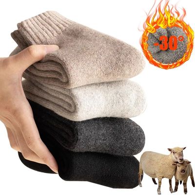 New Winter Warm Women Socks Wool Male Men Socks Super Thicke