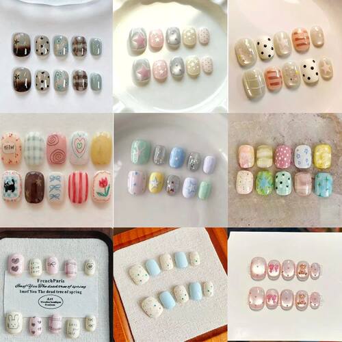 10Pcs Summer Women Girls Colorful Dopamine-pired Small Fresh