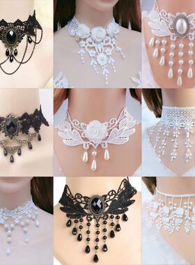 Lady Chokers Leaf Tassel Women Neck Jewelry Accessory Girl L