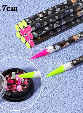 5pcs/set Nail Dotting Pen Picking Rhinestones Gems Drill Cry