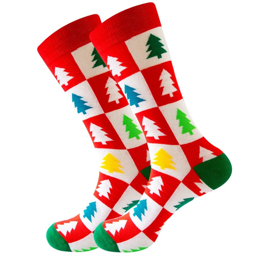 2025 Christmas New Products Santa Claus Men's Socks In The T