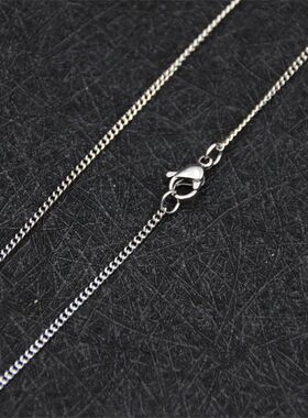 Price Width 1.9/2.3MM Stainless Steel Side Chain Necklace Fi
