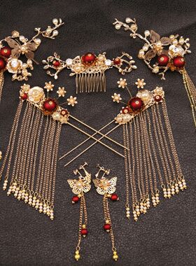 Women Hanfu Hair Combs Traditional Chinese Wedding Hair Acce