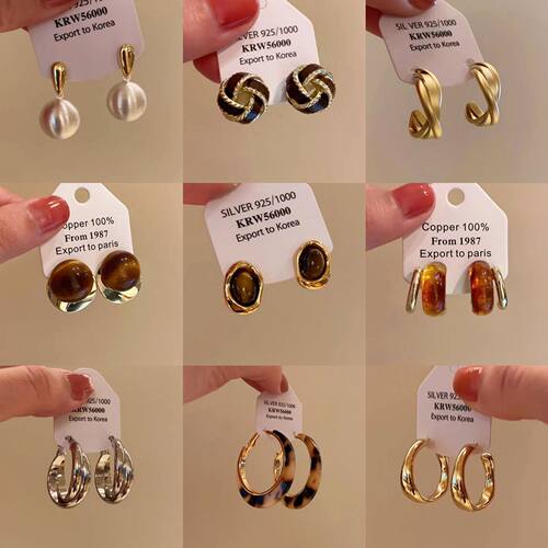 Earrings For Women Autumn And Winter Atmosphere Circle Earri