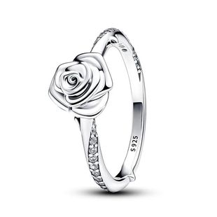 Women Silver Bloom Ring 925 Rose Exquisite Hot For Sale