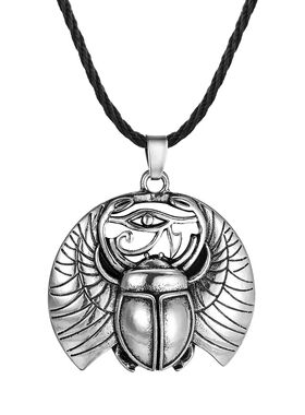 Vintage Eye of Horus Egypt Protection Pendant Abalone Shell