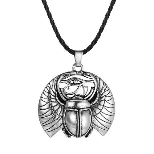 Vintage Eye of Horus Egypt Protection Pendant Abalone Shell