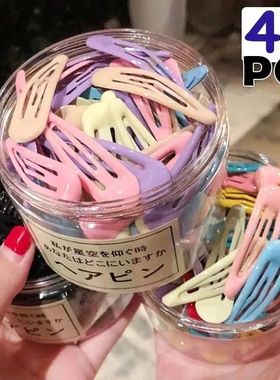 10-40Pcs/pack Colors Hair Clips For Women GirlsSolid Kids Ha