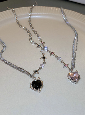 Love Mans Star Necklace Cold Wind Pendant Necklace FemaleDes