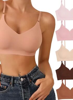 Hot Sale Summer Laser Cut Seamless Wireless Push Up Bra Basi