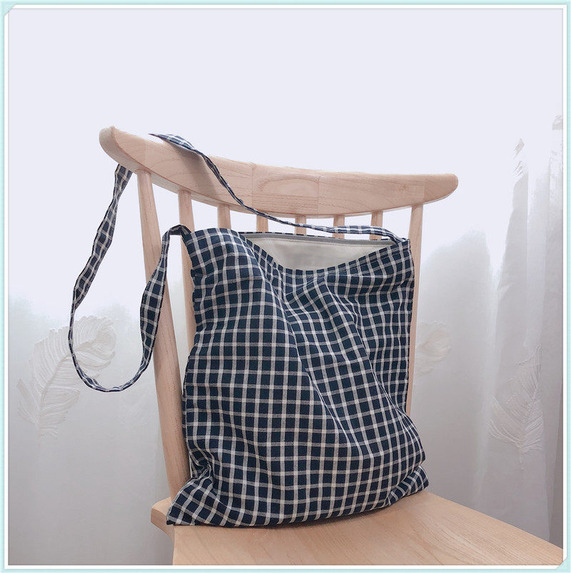 君和帆布包日系文艺简约格子布袋斜挎单肩布包单肩棉麻棉布拉链款,箱包皮具/热销女包/男包,通用款女包,淘宝优惠券,粉丝福利购,淘宝优惠卷