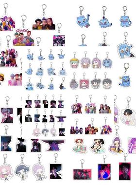 K-pop Demon HHunters Keycha Huntrix Anime Cartoon Key Cha Kp