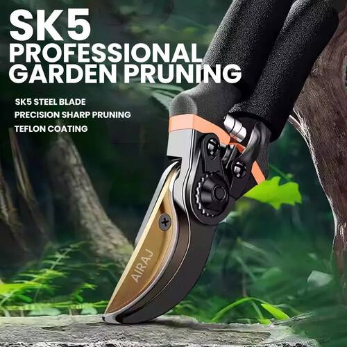 8.5 Inch Pruner Shears SK5 Blade Pruning Scissors for Bonsai