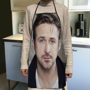 Apron Kitchen Dinner Party Adult Ryan Cooking Gosling