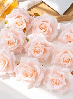 100PC 10CM Artificial Flowers for Scrapbook Christmas Home D