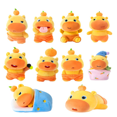 Duoai Genuine Capybara Lulu Plush Doll Pendant Backpack Keyc