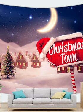 Christmas Tapestry Art Decoration Large Background Cloth Win