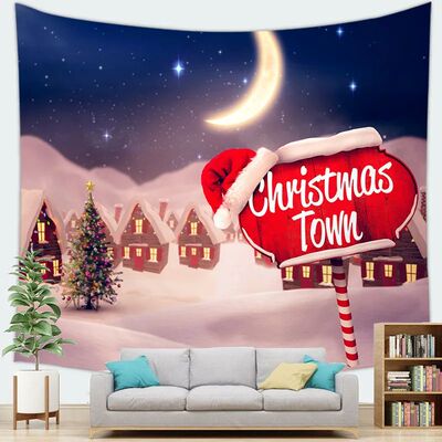 Christmas Tapestry Art Decoration Large Background Cloth Win