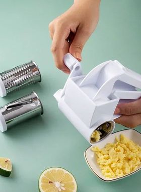 1 and 3 In 1 Kitchen Supplies Plastic Hand cranked rotating